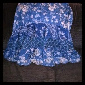 Like new Ralph Lauren floral assymetric skirt